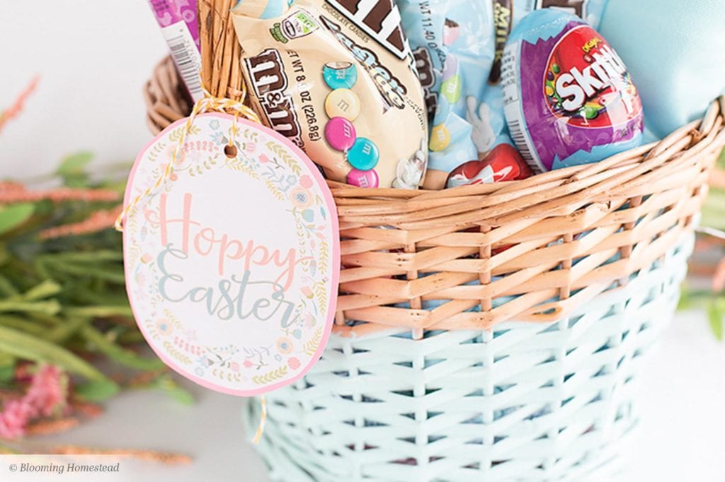 color block easter basket