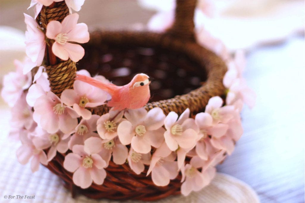 spring easter basket