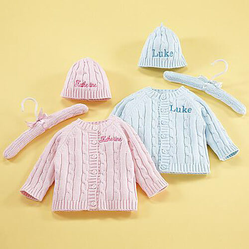 Baby Shower Gift Idea by Gifts.com - Sweater And Hat Set