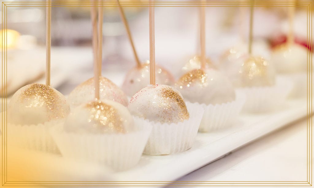 white cake pops